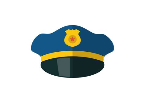 Police Hat Free Flat Style Vector Icon By Superawesomevectors On Deviantart