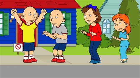 Doris and Rosie ungrounds Classic Caillou Gets Grounded - YouTube