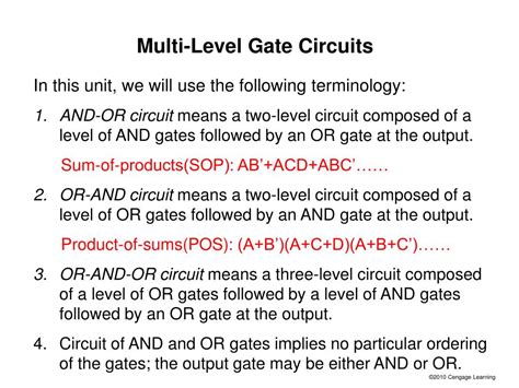 Ppt Slides For Chapter 7 Multi Level Gate Circuits Nand And Nor Gates