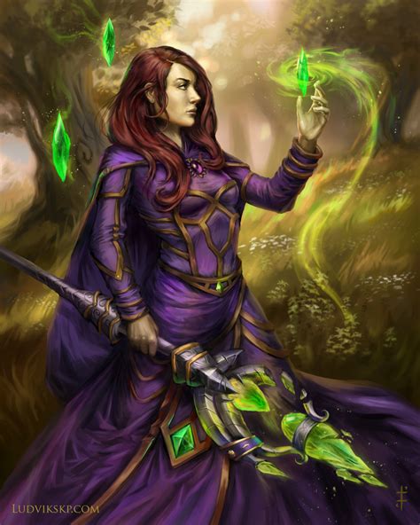 World Of Warcraft Human Warlock By Ludvikskp On Deviantart
