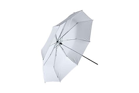 Paraply Halvtransparent Hvit Sammenleggbar 75 Cm