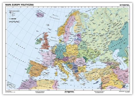 Mapa Fizyczna I Polityczna Europy Wydawnictwo Edulex Hot Sex Picture