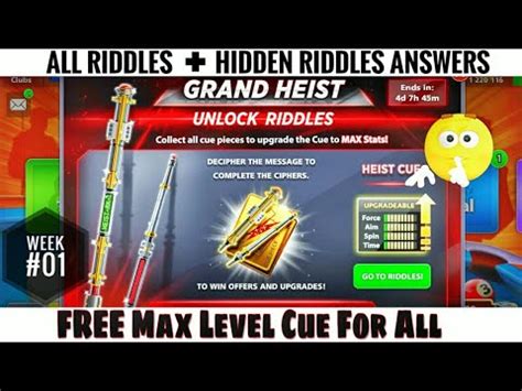 Move the reference ball in program over the desire ball in pool to view the guidelines to all table roles. Grand Heist Cue | All Riddles + Hidden Riddles Answers | 8 ...