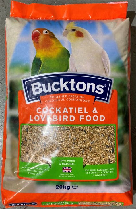 Bucktons Cockatiel And Lovebird 40gram 20kg Ebay