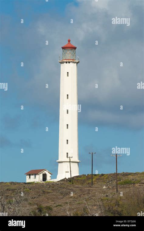 Lighthouse On Island Molokai Lighthouse Kalaupapa Molokai Hawaii Usa