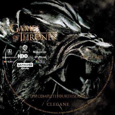 Game of thrones (tv series). CoverCity - DVD Covers & Labels - Game of Thrones 4K - Season 4; disc 2