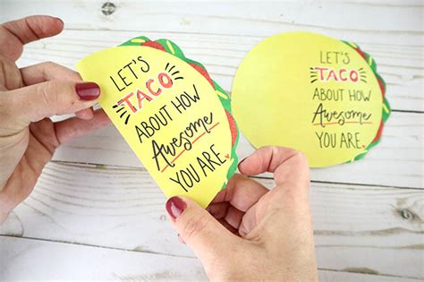 Let S Taco Bout How Awesome You Are Free Printable Free Printable Templates