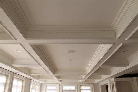 Coffered ceilings look wonderful in any room they are installed in. Coffered Ceilings Are Within Reach - Canamould.com
