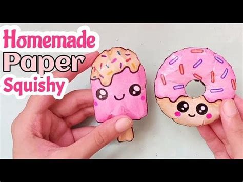 How To Make A Squishy Diy Paper Squishy At Home Paper Squishy Craft