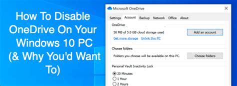 Cómo Deshabilitar Onedrive En Su Pc Con Windows 10 Y Por Qué Querría