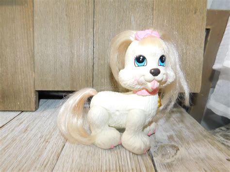 Fisher Price White Dog With Combable Hair Fisher Price Small White Dog