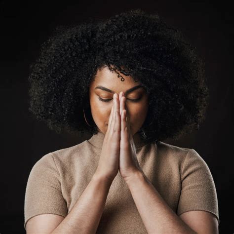 780 African American Woman Praying Hands Stock Photos Pictures