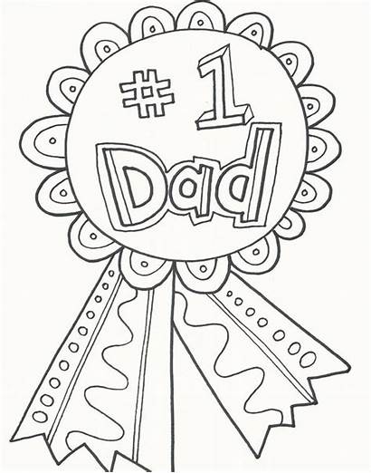 Fathers Coloring Dad Pages Doodle Number Father