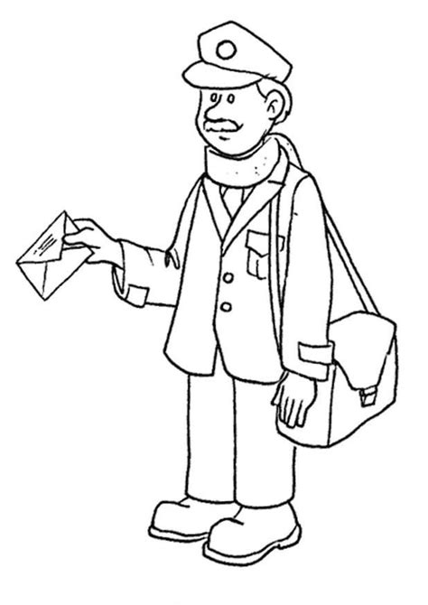 Mailman Clipart Black And White Clipart Best