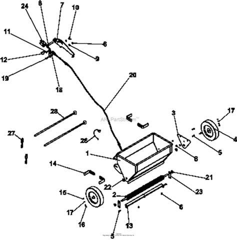 Bunton Bobcat Ryan Ts 20be Turf Seeder Briggs Parts Diagram For Seed