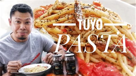 Creamy baked spaghetti gutom na. HOW TO COOK TUYO PASTA | Panlasang Pinoy Parody | VLOG 34 ...