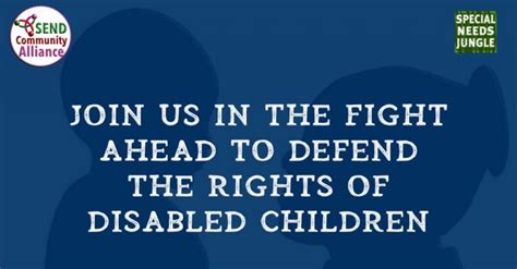 Join Us In The Fight Ahead To Defend The Rights Of Disabled Children