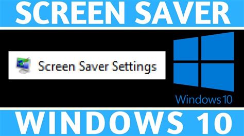 How to Change Screen Saver Settings - Windows 10 Screensaver Tutorial ...