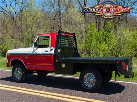1976 Ford F 250 Regular Cab 4x4 New Flatbed For Sale