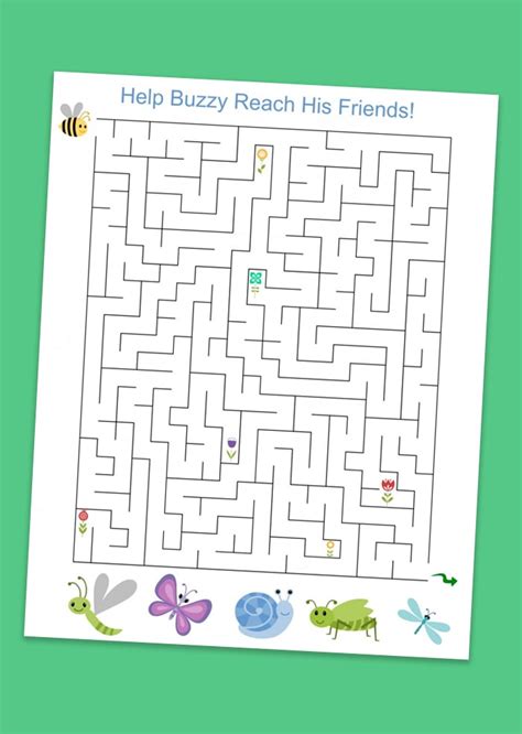 20 Twisting And Turning Printable Mazes Kids Activities Blog Kids