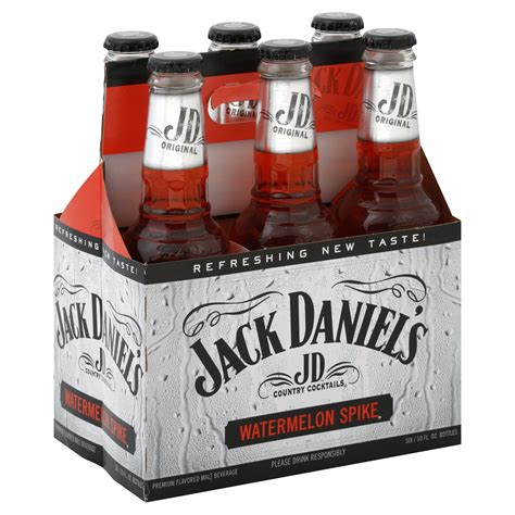 Jack Daniel S Country Cocktails Watermelon Spike 10 Oz Bottles Shop Malt Beverages And Coolers