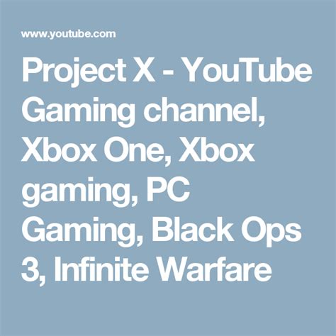 Project X Xbox Games Xbox Youtube