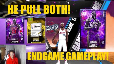 Nba 2k22 Myteam Endgame Michael Jordan And Endgame Lebron James