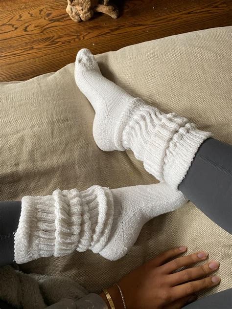 cloud sock in 2020 cozy socks sock outfits slouch socks