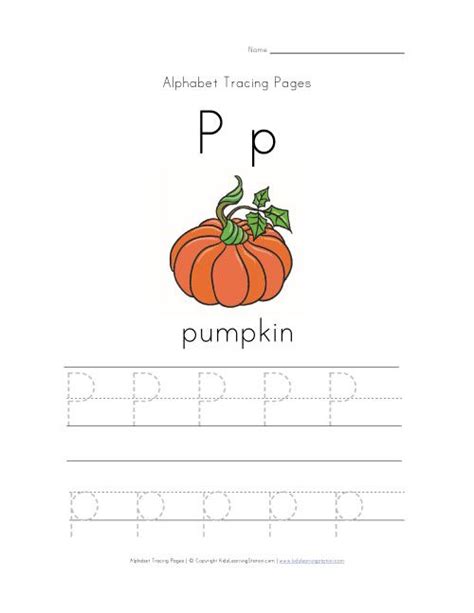 Alphabet tracing letter p page alphabet letter activities, letter