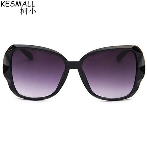 2018 kesmall retro sun glasses women brand designer vintage big frame sunglasses fashion eyewear
