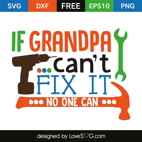 if grandpa can t fix it no one can