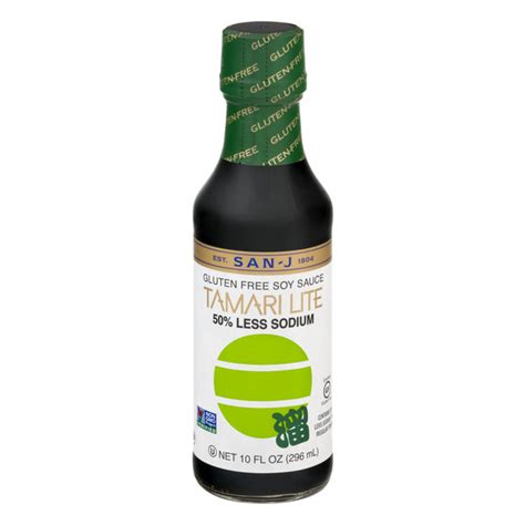 Save On San J Tamari Soy Sauce Reduced Sodium Lite Gluten Free Order