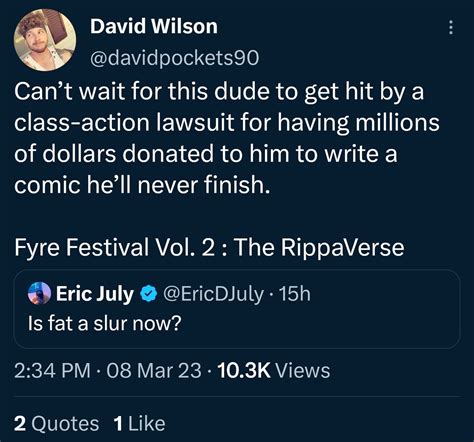 Rippaverse Goalposts On Twitter Can T Wait For Eric July To Get