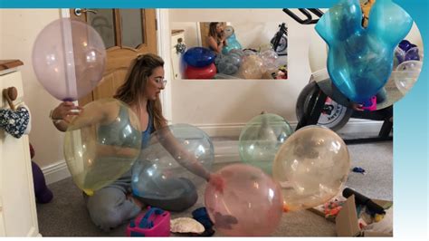 reviewing and relaxing blowing up balloons time youtube