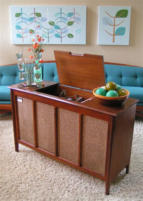 Admiral AM/FM Multiplex Stereo Console, 1963, record player, turntable
