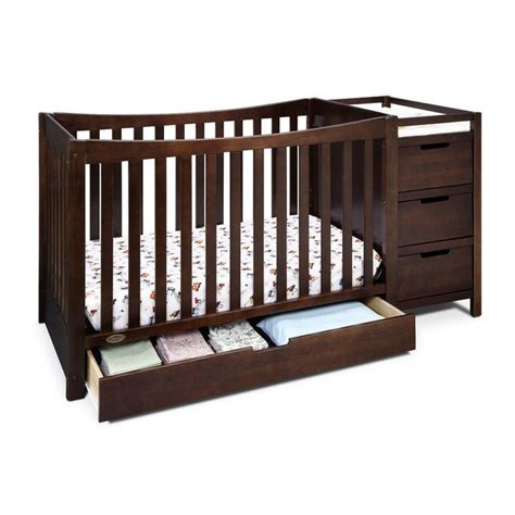 Graco Remi 4 In 1 Convertible Crib And Changer With Storage Crib And