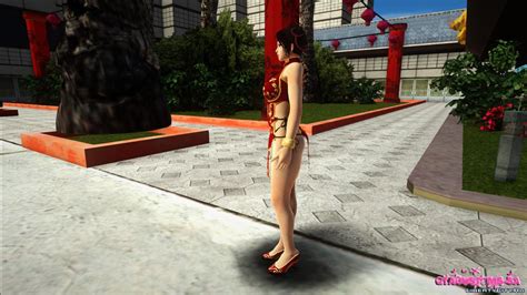 Mei Shiranui In Qipao Dress For Gta San Andreas