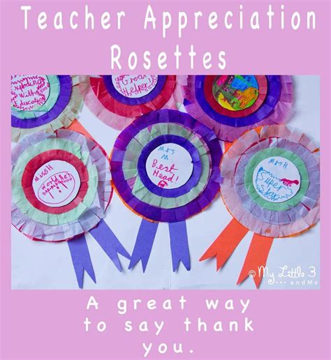 Teacher Appreciation Ts Rosettes Appreciation Ts Teacher