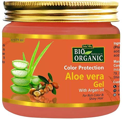 Indus Valley Bio Organic Color Protection Aloe Vera GEL With Argan Oil