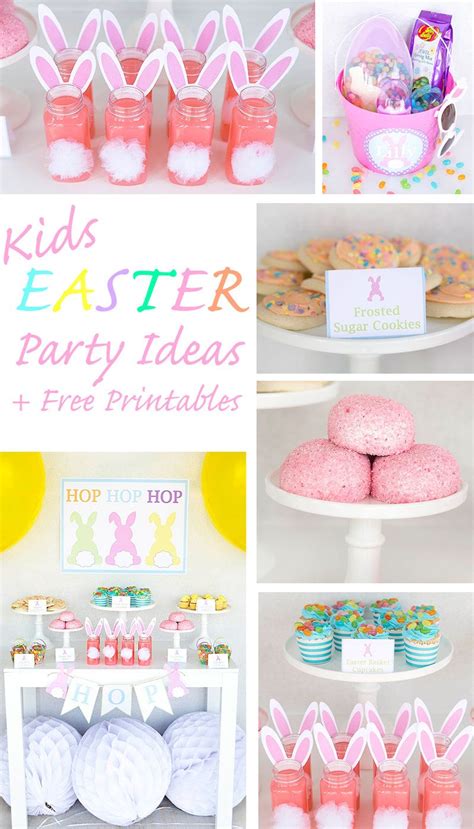 Kids Easter Party Easter Basket Ideas And Free Printables With Jelly