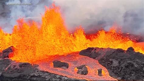 Worlds Biggest Active Volcano Erupting In Hawaii