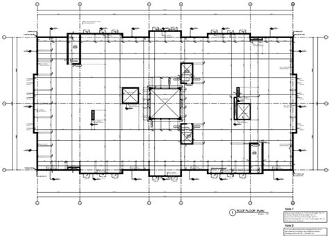 Institutional Building Terrace Floor Plan Cadbull