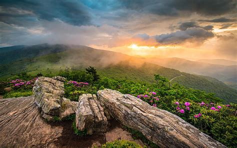 アパラチア山脈 テネシー州の夕日 風景 高画質の壁紙 Pxfuel