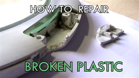 Cut a fiberglass mesh tape piece and then place it over the hole in a way that the tape lies flat. HOW TO repair broken plastic EASY and FAST (PLASTIC WELDING) - YouTube