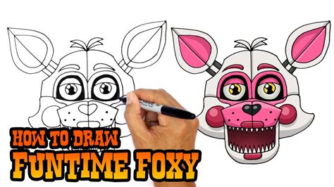 How To Draw Funtime Foxy Fnaf Sister Location