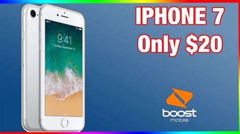 Iphone 7 For Only 20 Boost Mobile Amazing Promotion Youtube