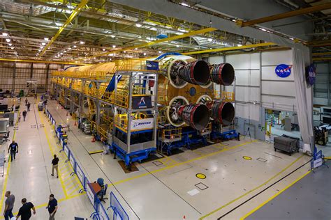 All 4 Rs 25 Engines Attached To Sls Core Stage For Nasas Artemis 1