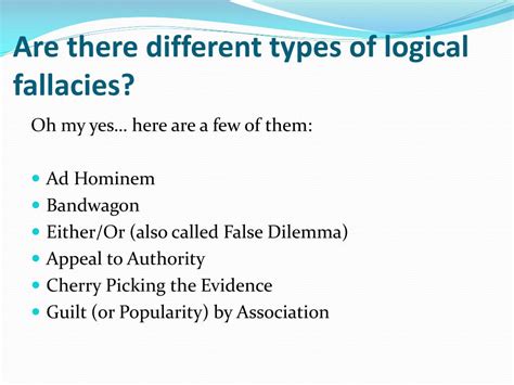 Ppt Logical Fallacies Powerpoint Presentation Free Download Id2612191