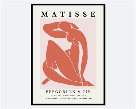 Henri Matisse Blue Nudes Vintage Poster Art Print Matisse Etsy