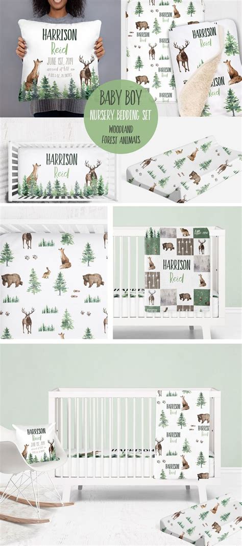 Do you assume forest animal baby bedding seems to be nice? Woodland Baby Boy Nursery Bedding - Forest Animals ...